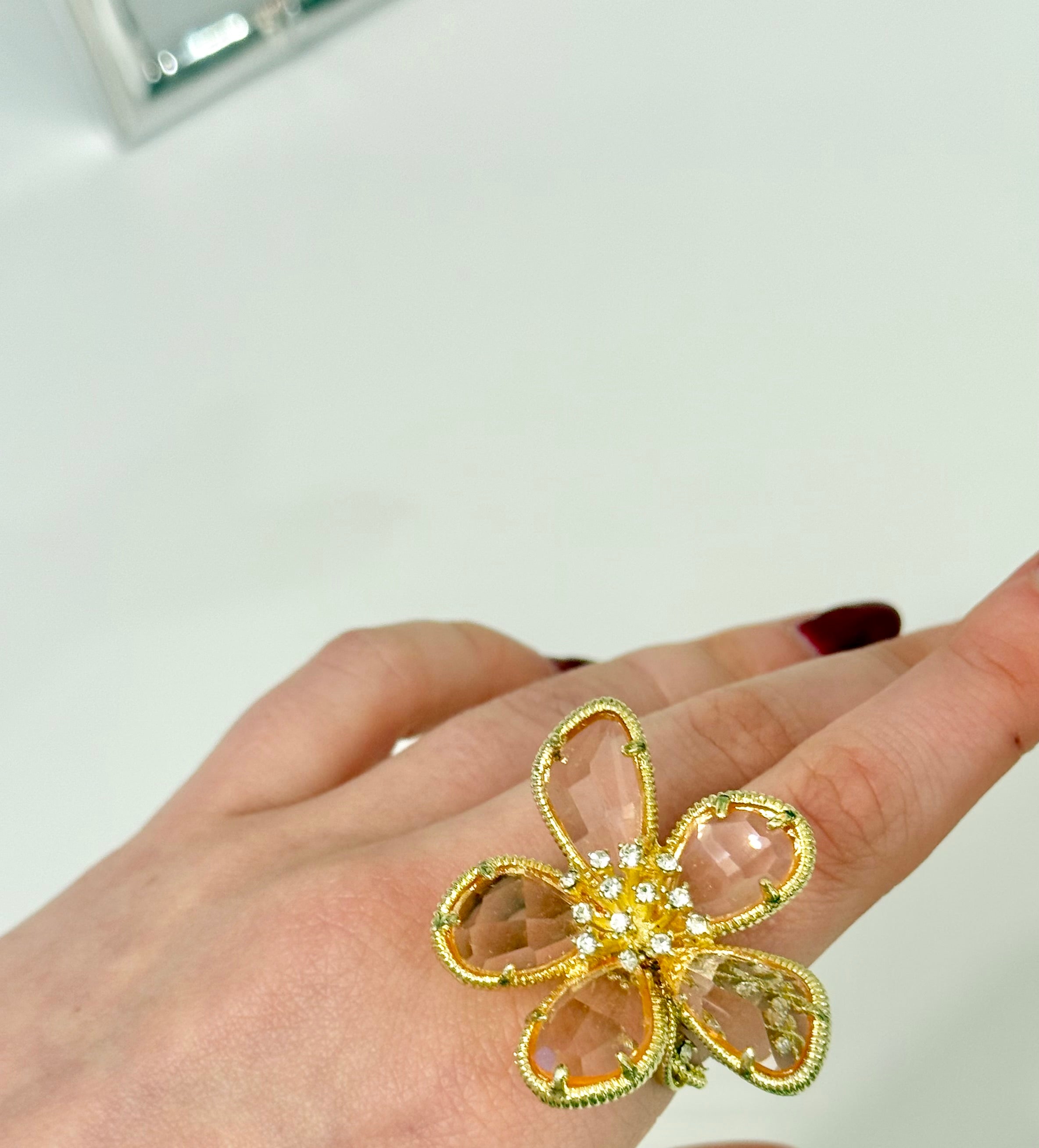 That classy girl and her llove of a martini cocktail ring.... so elegant