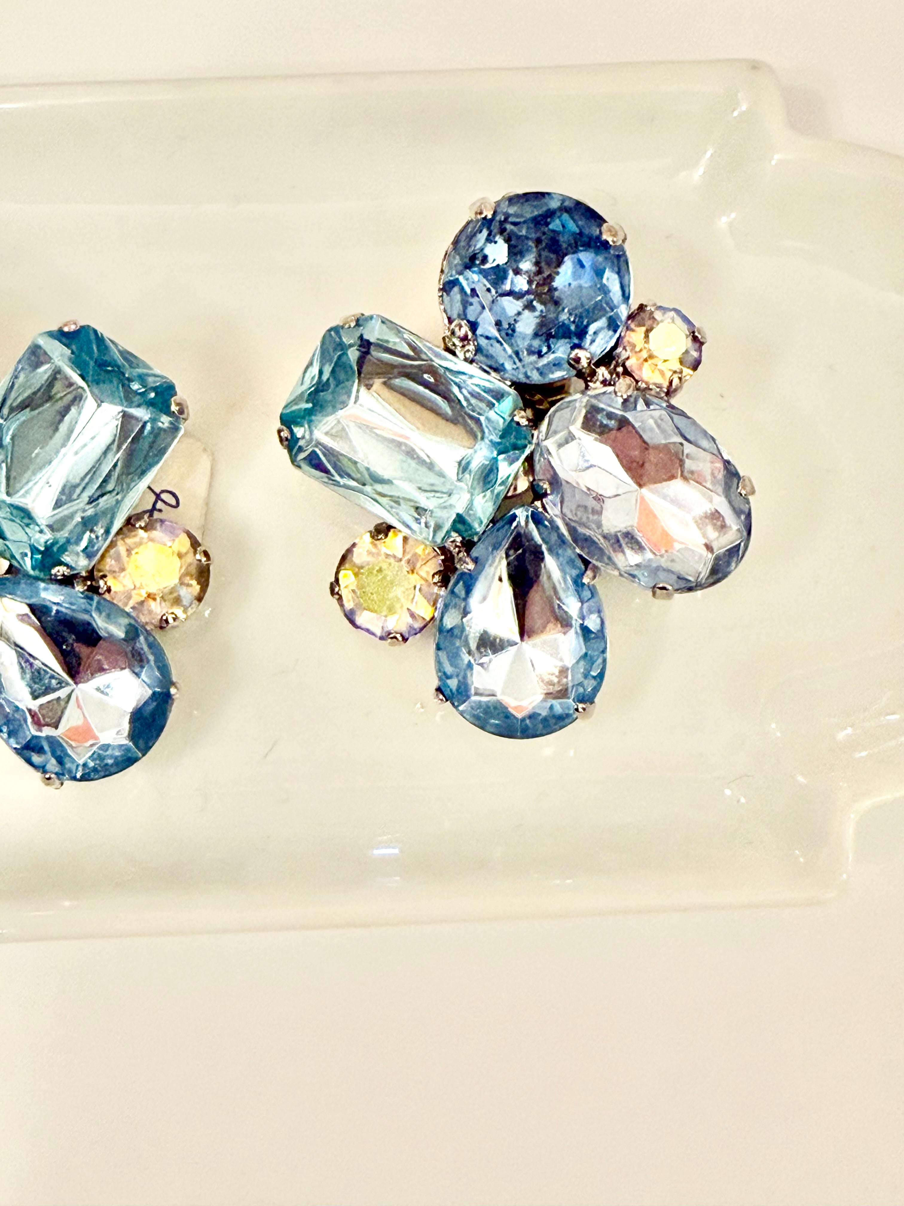 The most divine icy blue earrings..