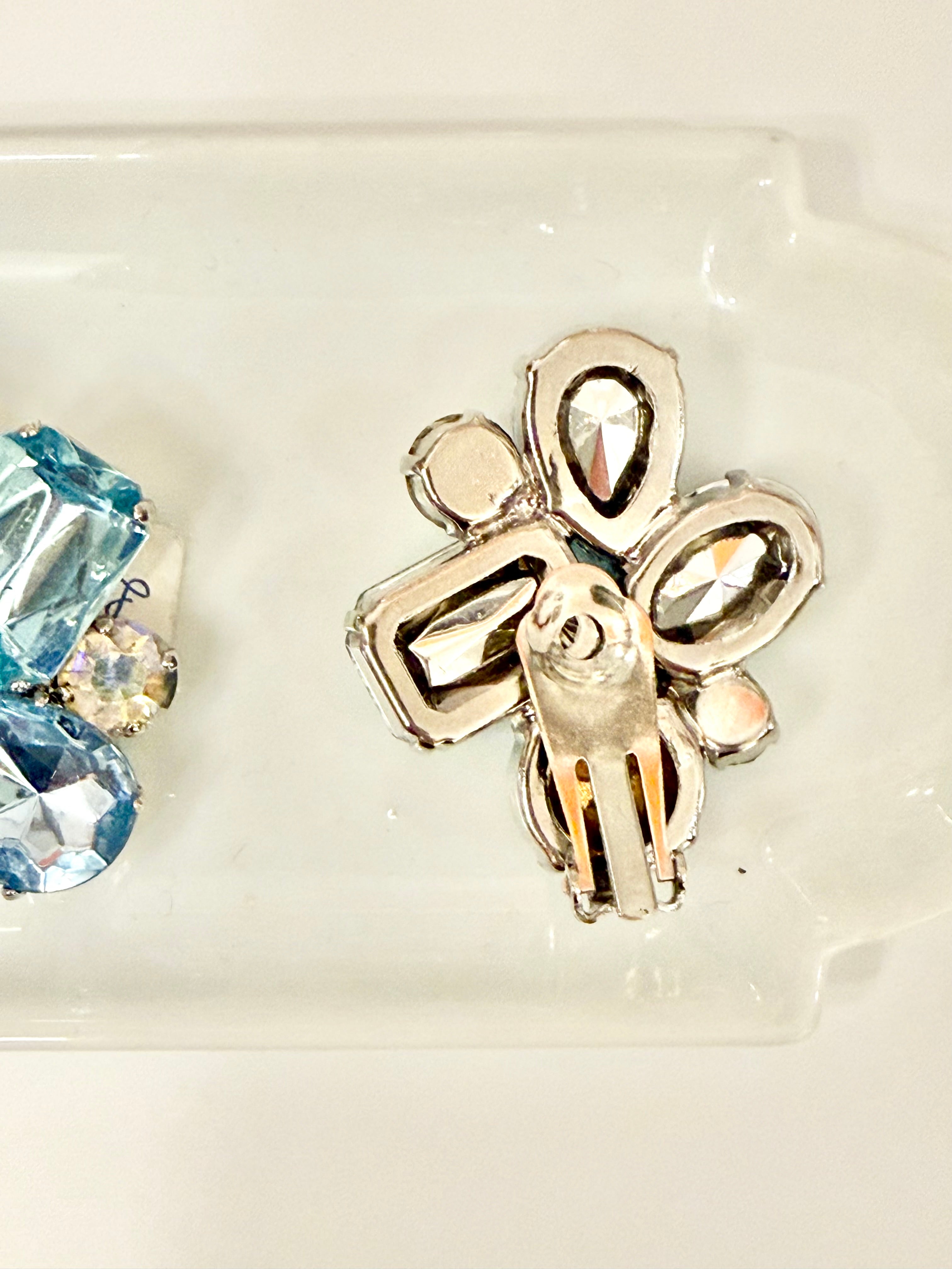 The most divine icy blue earrings..