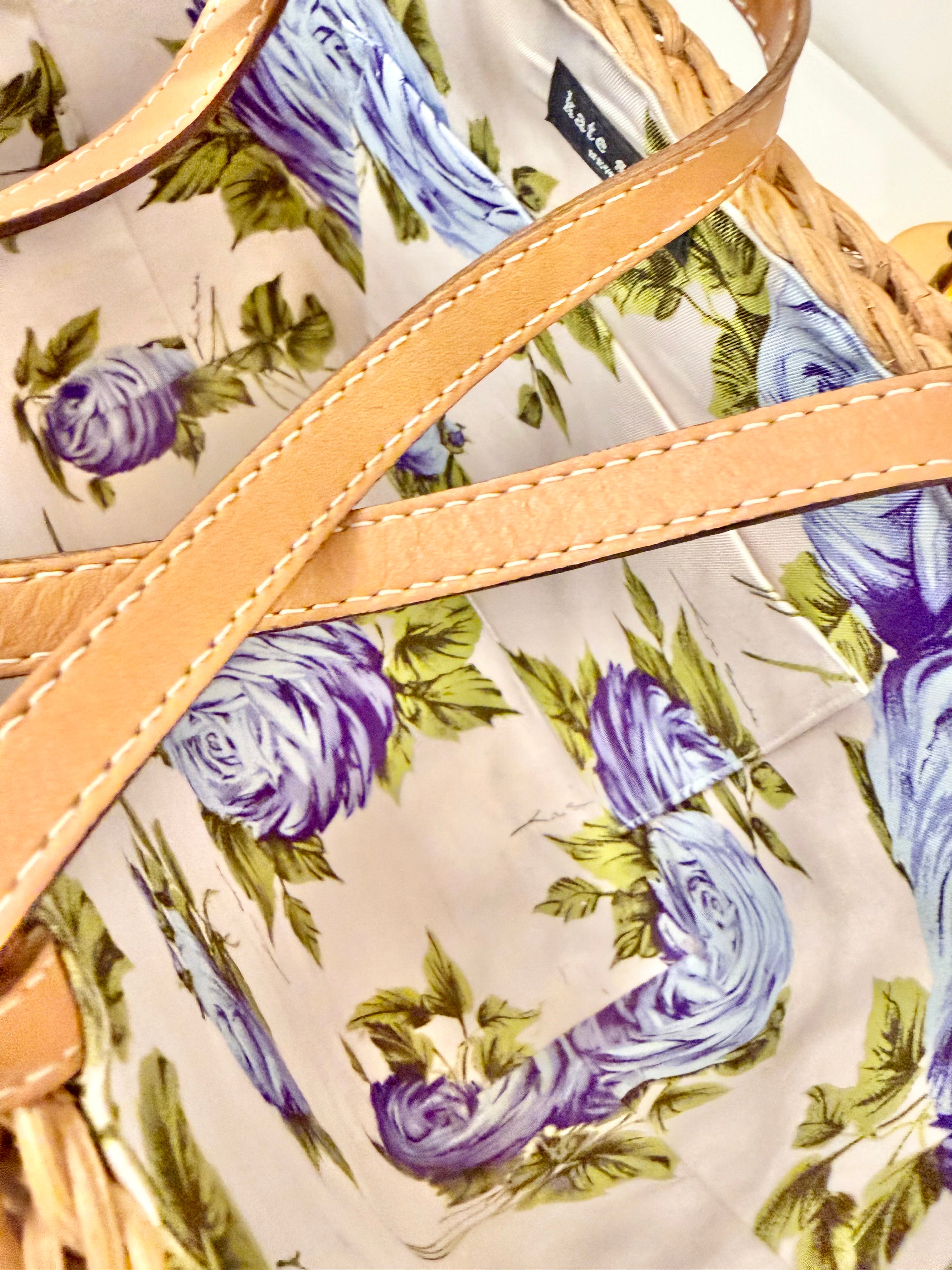 The classy Kate Spade basket bag with a velvet bow!