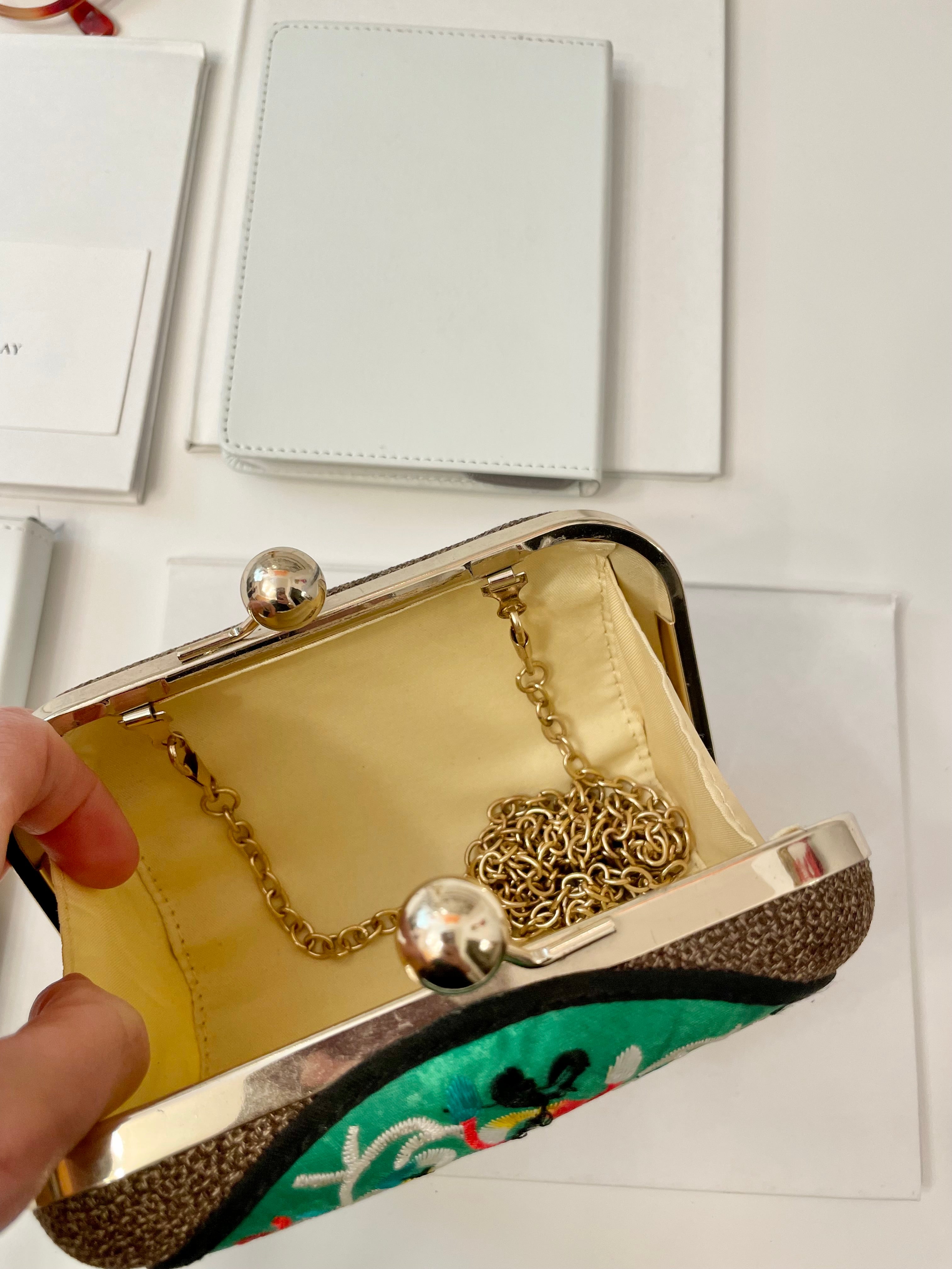 The Happy Hostess loves anything colorful.. this petite clutch bag is colorful, and super chic!