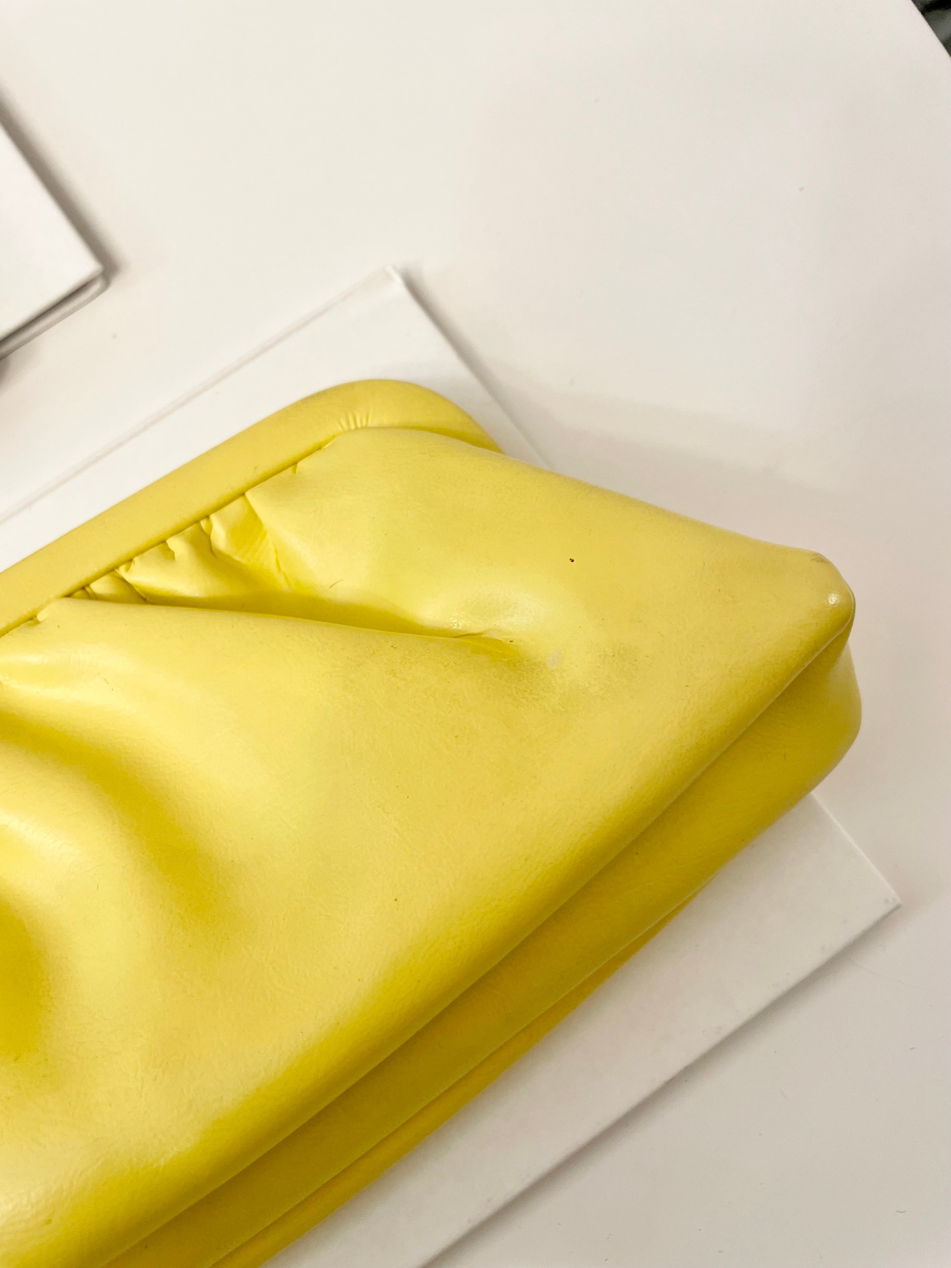 The Cocktail hour bag... so chic. This 1960's bright yellow long clutch bag, is exactly the perfect bag for ladies night with the gals!