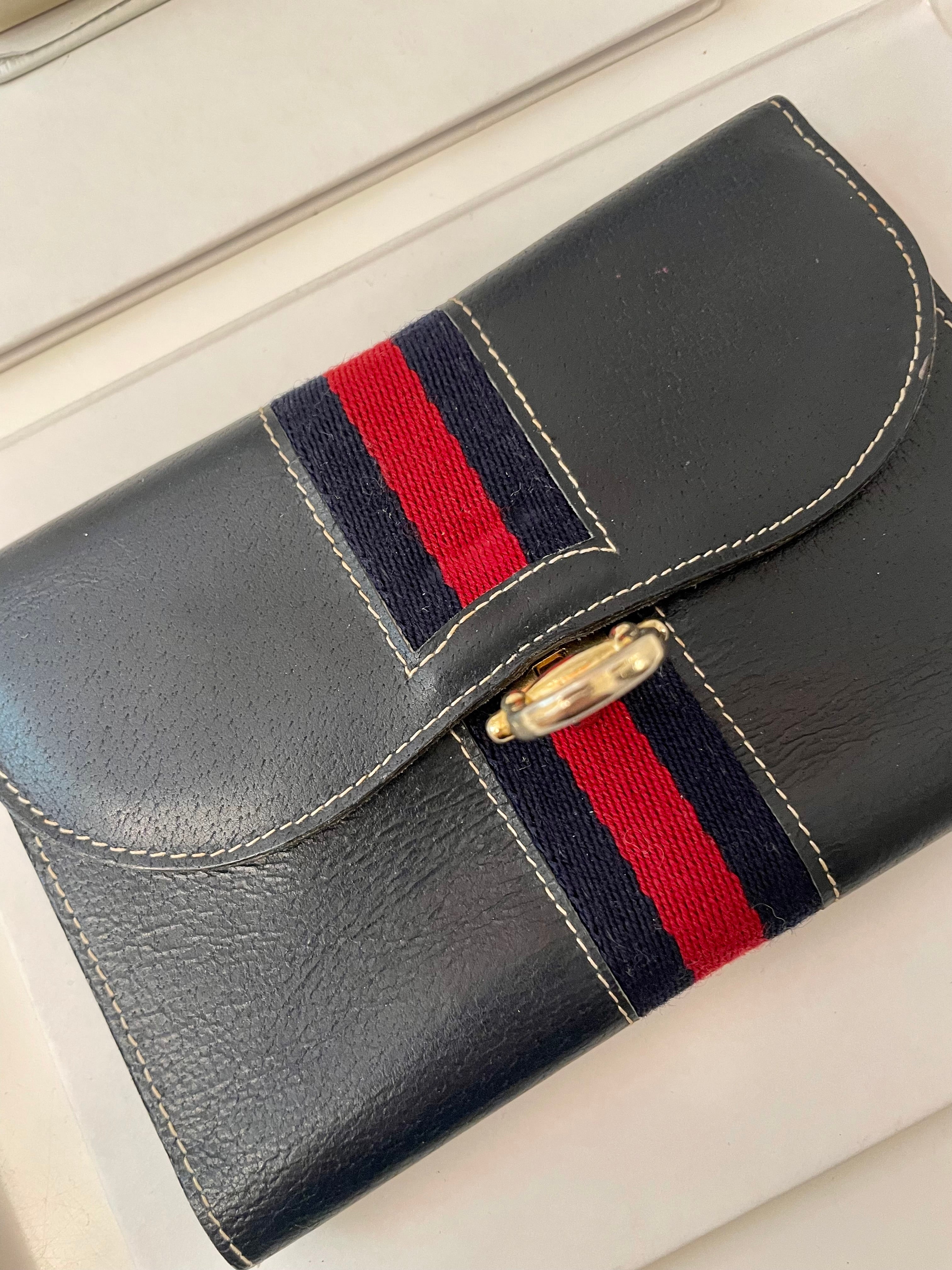 The Preppy Girl Society... they love the classic navy, and red story... This wallet brings their love for that color palette to whole new level!