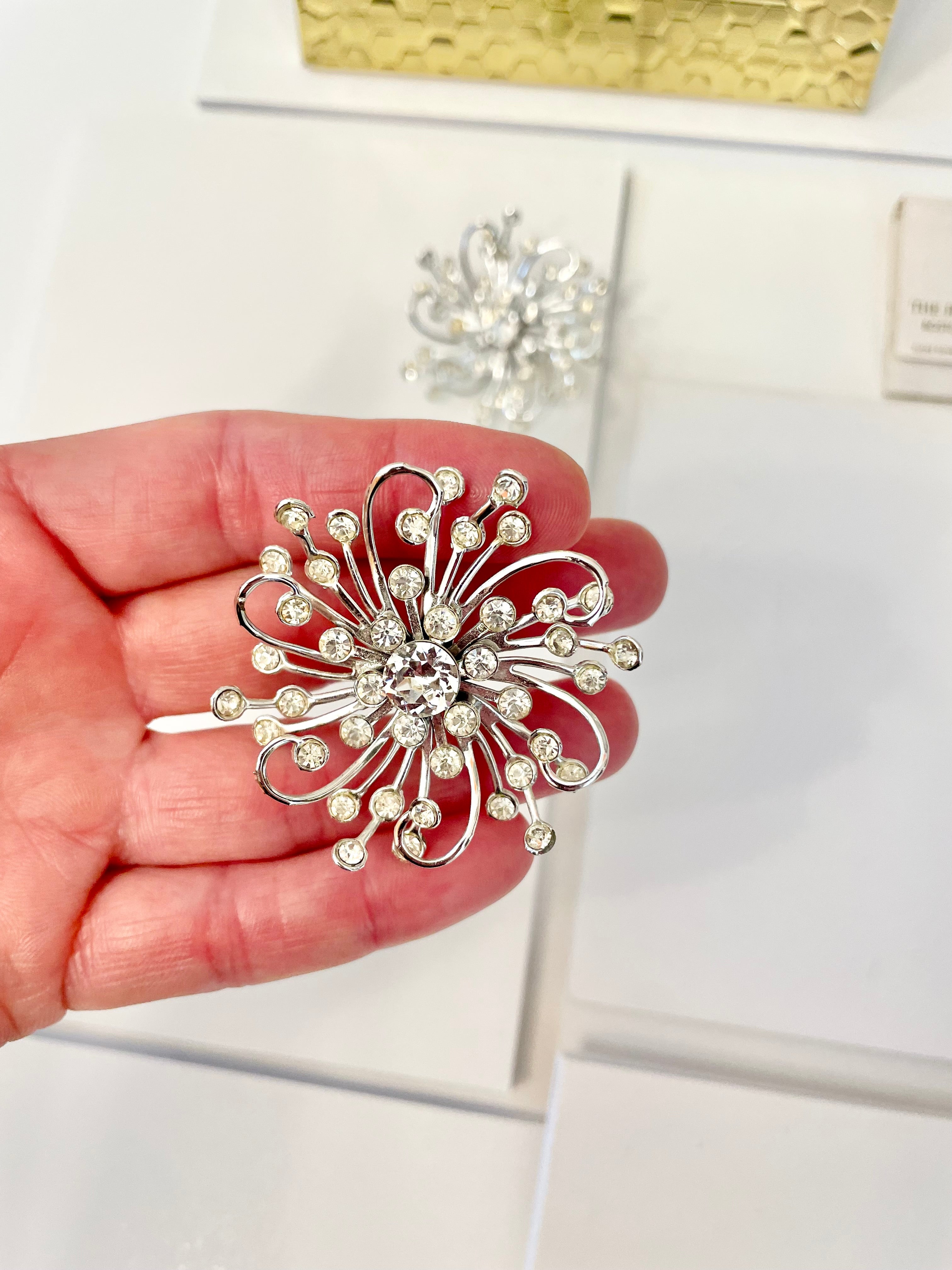 The most fancy silver flower earrings.... a truly divine find!