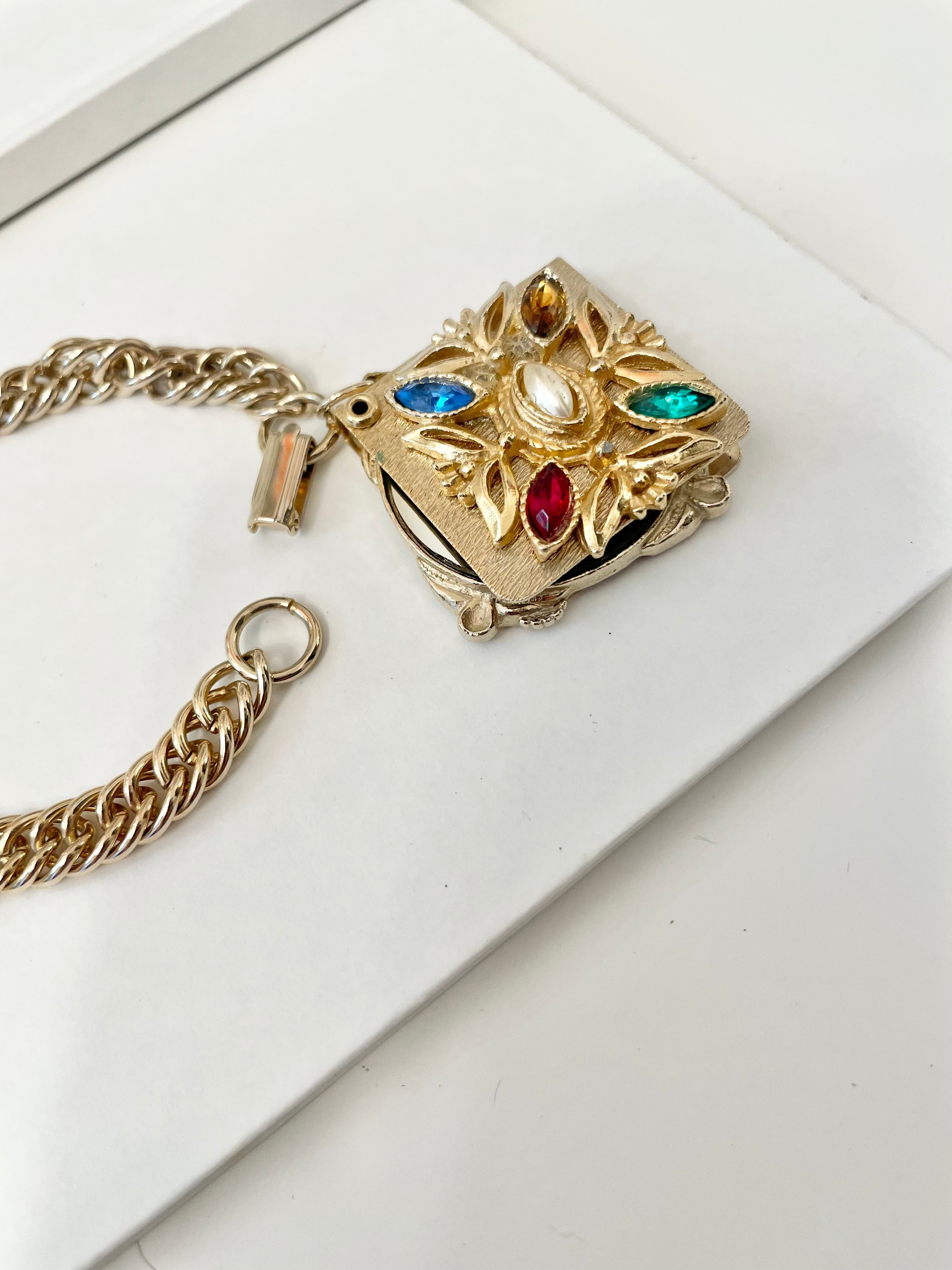 Vintage 1960's Cheeky Mistress, super classy large charm bracelet... so chic