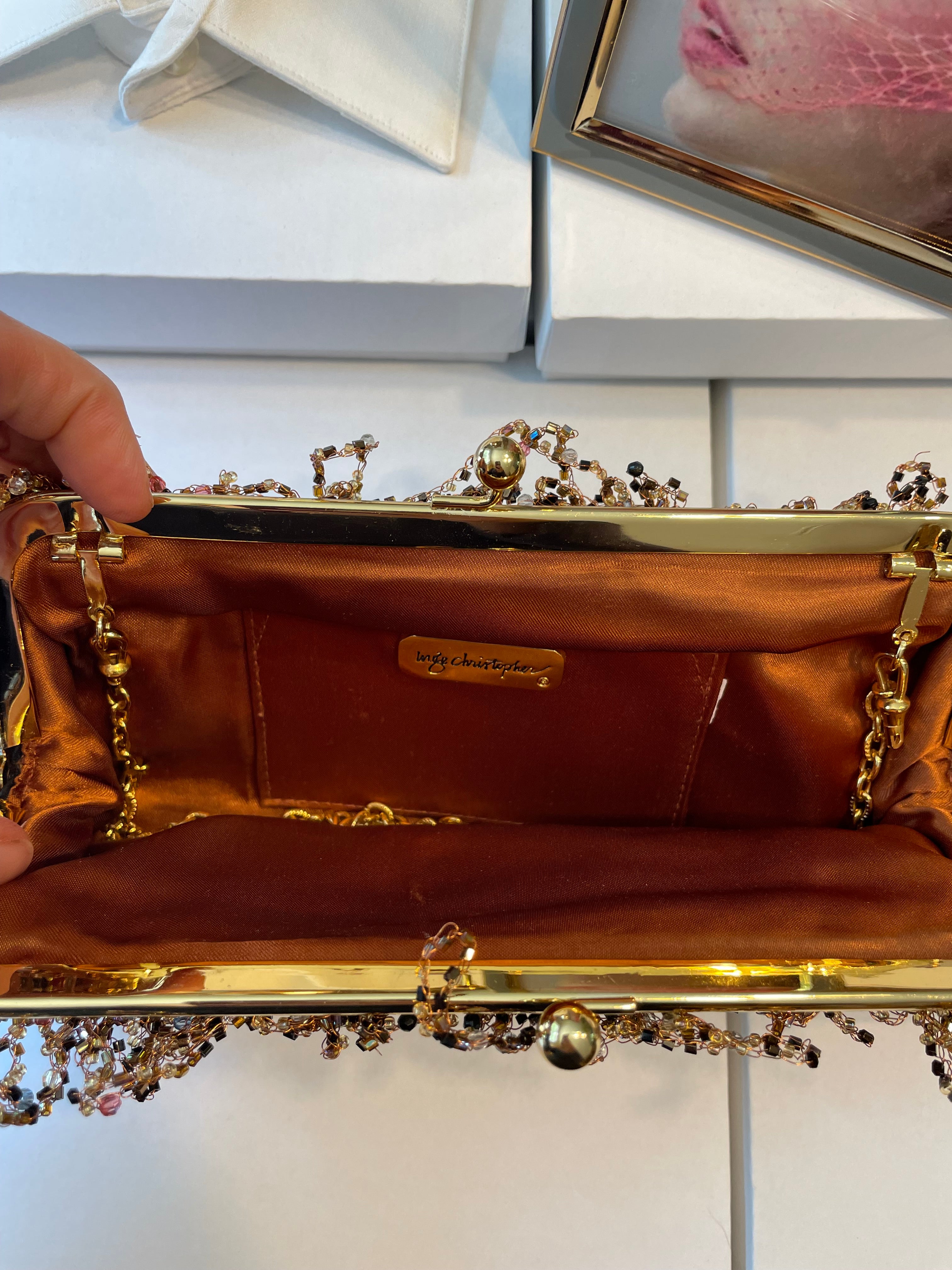 The Cheeky Mistress and her love of the unusual! This lovely flirty clutch bag is both, classy, and elegant