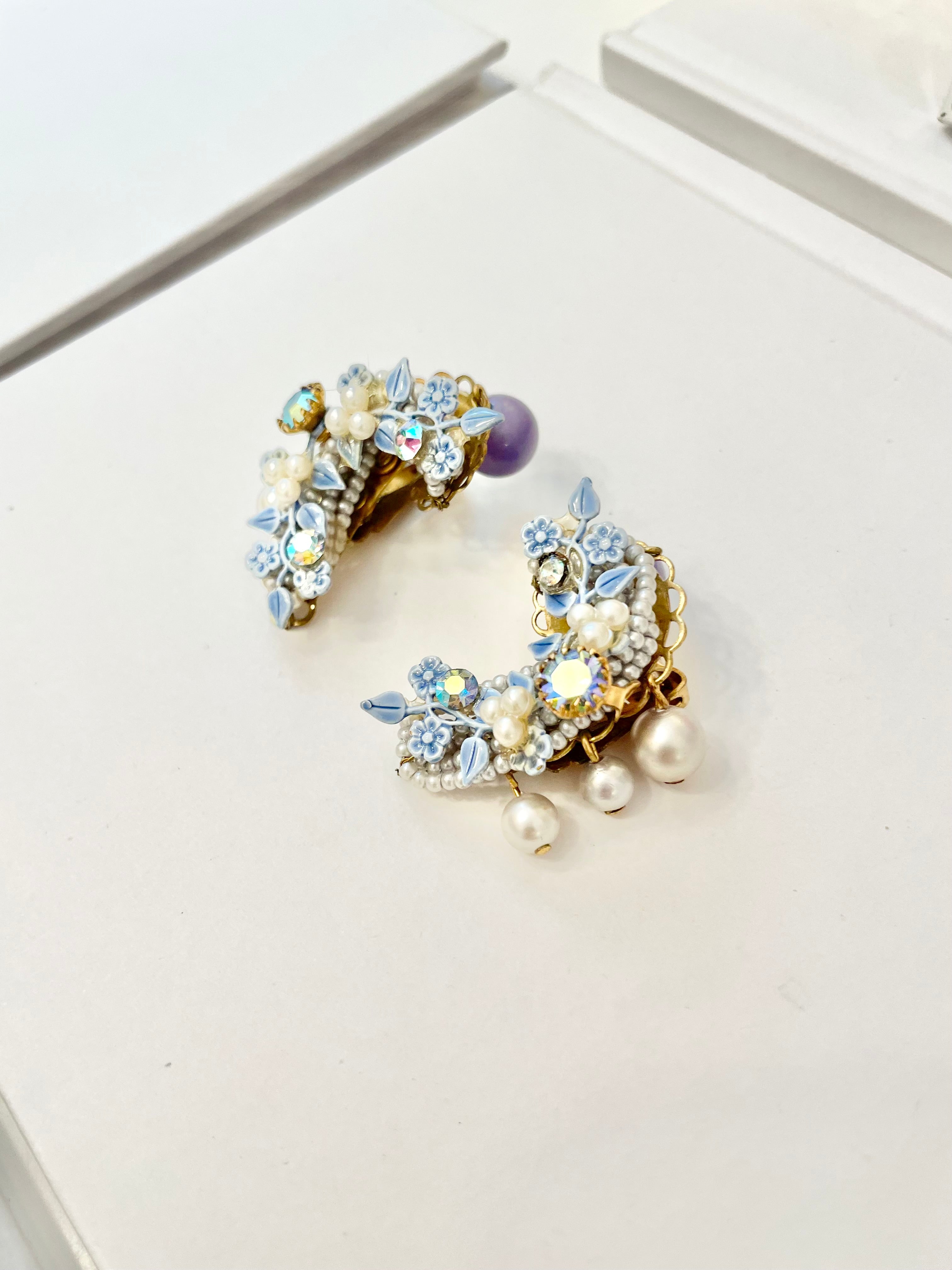 The most lovely, feminine ear climbers... truly delightful!